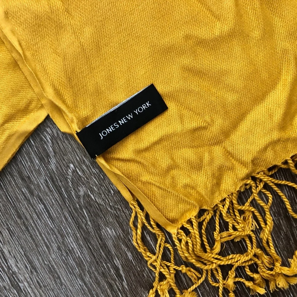 NEW JONES NEW YORK Mustard Color Scarf